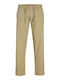 Elastic Chino Trousers in Relaxed Fit Lemon Pepper