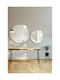 Set 2 Stücke Schwarz Moderne Dekorative Wandspiegel 55x55 cm