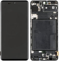 Samsung Οθόνη με Πλαίσιο για Samsung A71 (Μαύρο) Samsung Οθόνη με Πλαίσιο για Samsung A71 (Μαύρο)