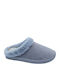 Anatomical Women's Slippers with Fur Beige