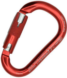 Kong Rise Lock Sleeve Compact Hms Automatic Carabiner Red