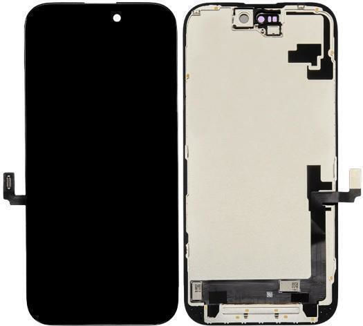 Incell Οθόνη mit Touch-Mechanismus für Apple iPhone 16 (Schwarz)