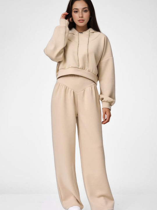 FN Fashion Σετ Φόρμας Μπεζ