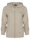 Women's Sweatshirt Jacket Beige