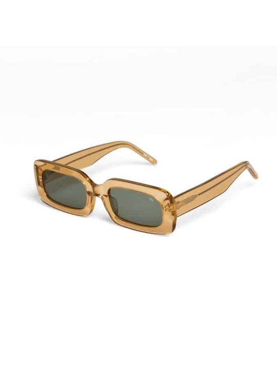 AV Sunglasses Camille Unisex Γυαλιά Ηλίου με Καφέ Κοκκάλινο Σκελετό και Γκρι Φακό