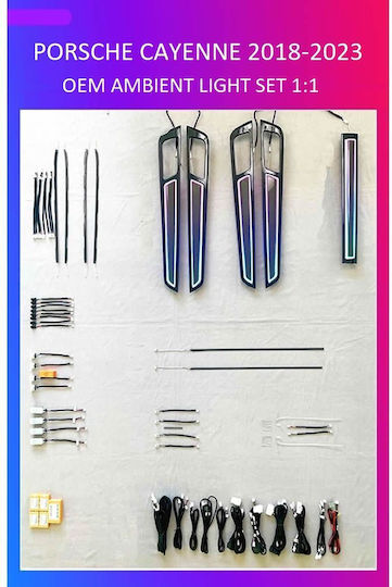 Ατμοσφαιρικός Φωτισμός Porsche Cayenne 2018-2023 Ambient Light Oem Kit 1:1 L-al-bsj062