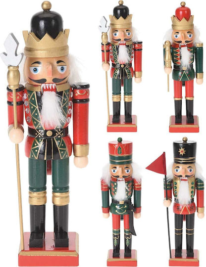 JK Home Decoration Weihnachts-Nussknacker aus Hölzernes (Verschiedene Designs/Farben)