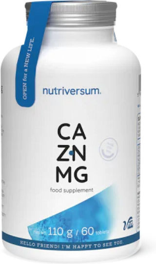 Nutriversum Ca/zn/mg 365мг 60 табове Pure
