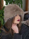 Elusso. Furry Women's Hat Beige