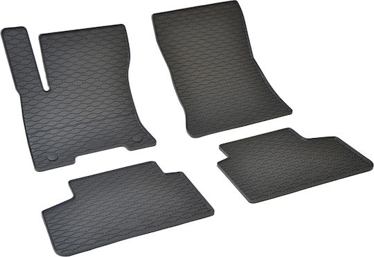 Rubber Floor Mats Compatible Mercedes Benz EQC N293 4 Pieces