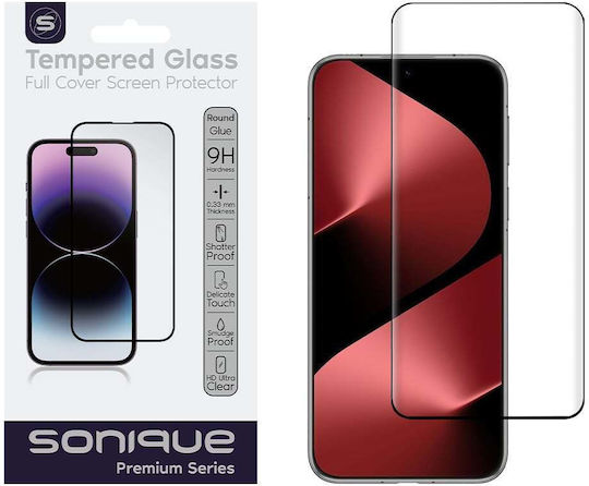 Curvy Glass Sonique Premium Series Hd Full Cover 9h Huawei Pura 80 Ultra Черен
