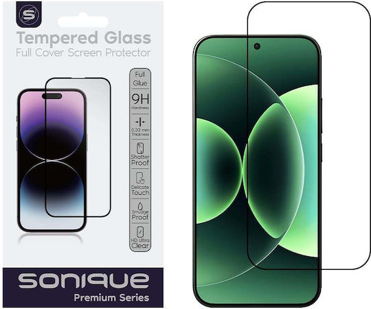 Hardy Glass Sonique Premium Series HD Full Cover 9H Compatible with Xiaomi Xiaomi 17 Pro Max 5G Black