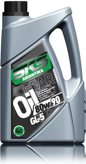 Υπερενισχυμένη Πολύτυπη Βαλβολίνη Sks Gl-5 Sae 80w/90 4lt