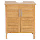 Eurocasa Bathroom Vanity Unit Without Sink M60xB30xH70cm Beige