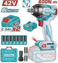Total TIWLI42602E Schlagschrauber 42V 2x2Ah 1/2" Total TIWLI42602E Schlagschrauber 42V 2x2Ah 1/2"