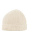 Beanie Unisex Σκούφος Πλεκτός σε Μπεζ χρώμα