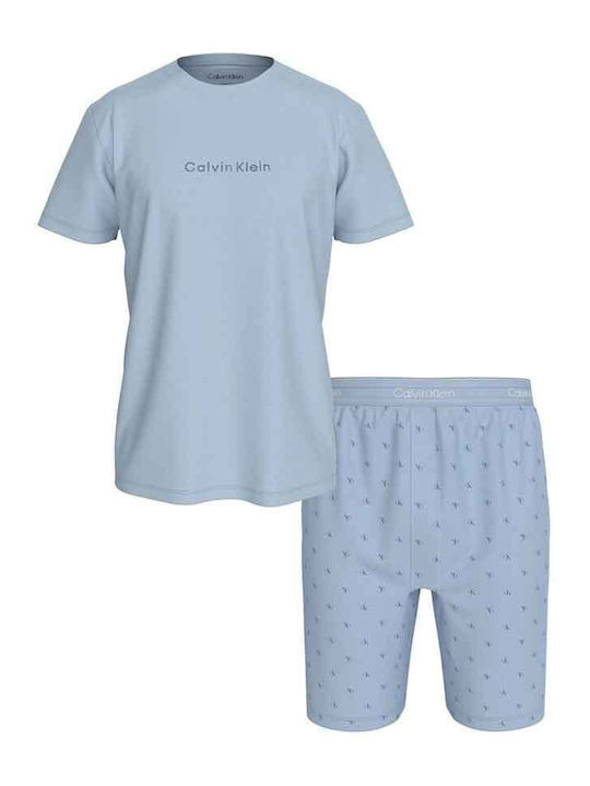 Calvin Klein Καλοκαιρινή Ανδρική Πιτζάμα Σιέλ