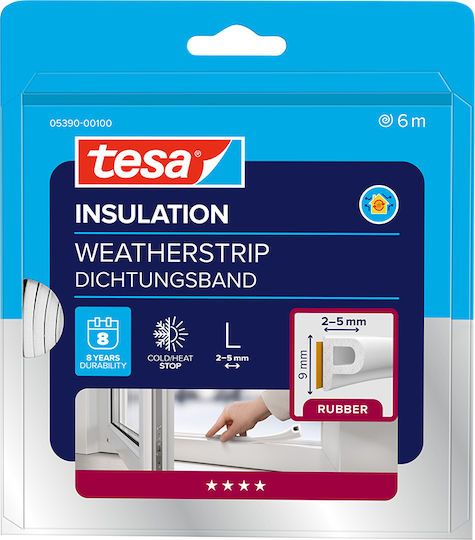 Tesa Tesamoll Opritor de Curent Ușa / Fereastra în Culoarea Alb