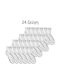 Ansin Ανδρικές Κάλτσες Λευκό 24Pack