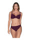 Bikini Slip High Waist Burgundy
