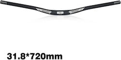 Lunje Τιμονι E-scooter/e-bike Alloy 6061 Μαυρο 31.8 Μηκος 720mm