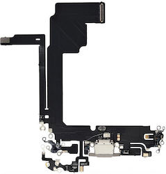 Apple iPhone 15 Pro Max Лентов Кабел За Зареждащ Порт Натурален Титан OEM