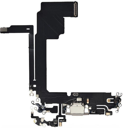 Apple iPhone 15 Pro Max Anschluss Zum Aufladen Flex Kabel Natürlicher Titan Oem
