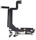 Apple iPhone 14 Pro Max Conector Flex de Încărcare Cablu Argintiu OEM