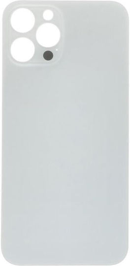 Apple iPhone 12 Pro Max Capac Baterie Orificiu Mare Argintiu Logo Oem