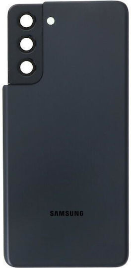 Samsung G991f Galaxy S21 Battery Cover + Adhesive + Camera Lens Black Original