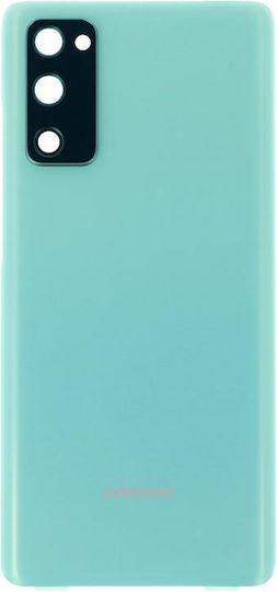 Samsung G780f Galaxy S20 Fe S20 Fe 5g Battery Cover + Adhesive + Camera Lens Green Original