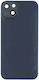 Apple iPhone 14 Plus Akkuabdeckung Mit Großem Loch + Linse + Magsafe Schwarz Oem Logo