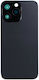 Apple Iphone 15 Pro Max Batteriedeckel Mit Großem Loch + Linse + Magsafe Schwarz Titanium Oem Logo