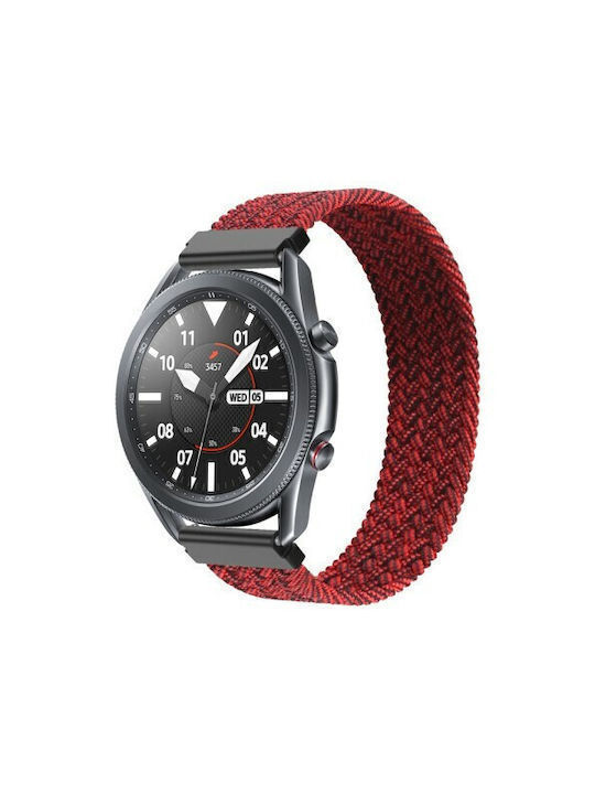 Λουράκι Nylon Braided Garmin Forunner 165 20mm Size L Metallic Red Λουράκι Nylon Braided Garmin Forunner 165 20mm Size L Metallic Red
