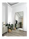 SteweHome Oglindă De Podea Cu Cadru Metalic Aurit 180x80cm