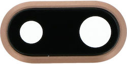 Apple iPhone 8 Plus Ramă Lentilă Cameră Spate Auriu Original