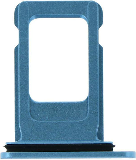 Apple iPhone XR Sim-Kartenhalter Wasserdichter Ring Gummi Blau Original