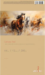 Μπλοκ Canvas Creative A4 12φυλ 280gr