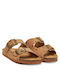 Women's Flat Sandals Camel