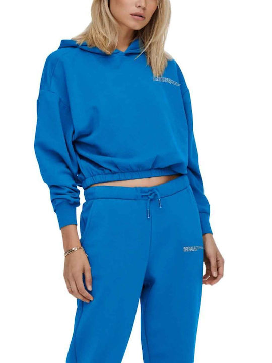 Only Gekürzt Damen Sweatshirt Kapuzen Super Son...