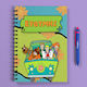 Balloon Ruled Notebook A5 (With Personalization)