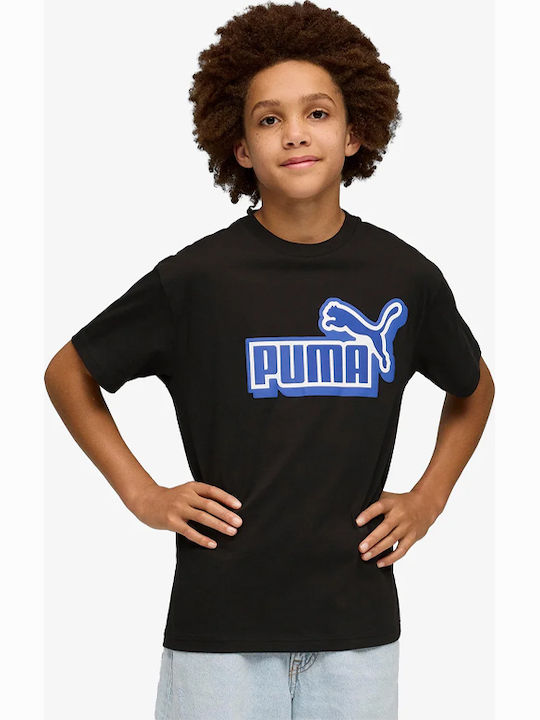 PUMA Kinder-T-Shirt Schwarz