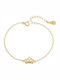 Senza Women's Bracelet made of Silver Gold Plated