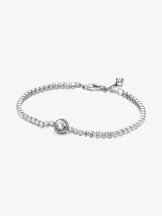 Pandora Women's Bracelet made of Silver with Zircon