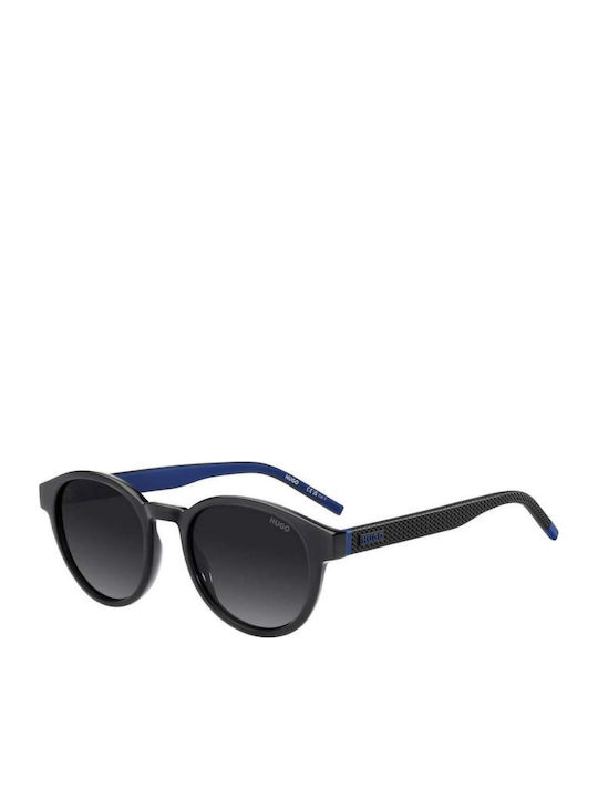 Boss Unisex Sunglasses with Grey Frame and Blue...