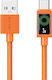 Usams USB 2.0 Cable USB-C male - USB-A 18W Orange 1.2m (SJ772USB02)