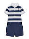 Kids Clothing Set with Shorts Summer 2 Pieces Blue