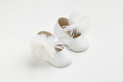 Ever Kid Christening Pumps for Girls Off White