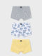 Mayoral Set of Kids' Boxers Yellow 3pcs