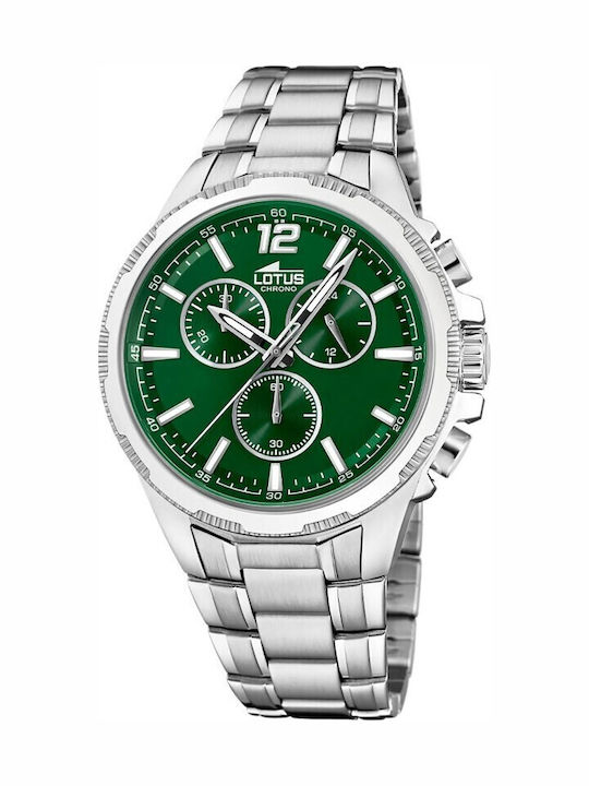 Lotus Watches Мъжки Часовник На Батерия Със Сре...